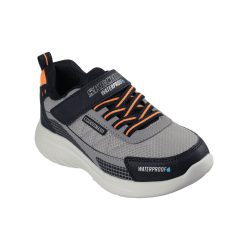   28-as Skechers fiú vízálló sportcipő- Waterproof: Bounder 2.0 – Aqua Pace, szürke/fekete 