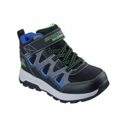   29-es Skechers vízálló fiú bakancs, Storm Blazer fekete/kék