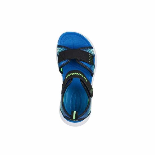 31-es Skechers fiú szandál -Microspec-Splash, kék/zöld