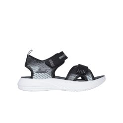   27-es Skechers fiú szandál -Microspec-Splash, fekete/szürke 