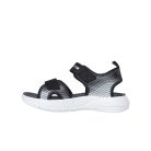 28,5-as Skechers fiú szandál -Microspec-Splash, fekete/szürke 