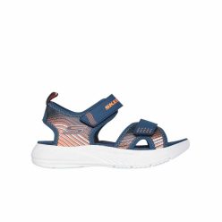   27-es Skechers fiú szandál -Microspec-Splash, sötétkék/narancssárga