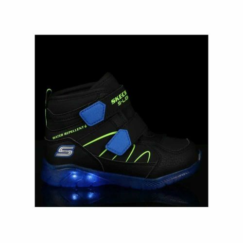 25-ös Skechers Fiú villogós vízlepergető bakancs, kék