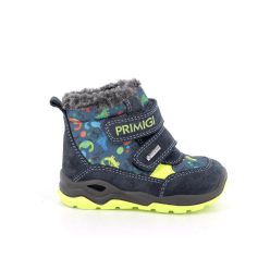   Primigi GORE-TEX vízálló bélelt bakancs, dinós, sötét kék