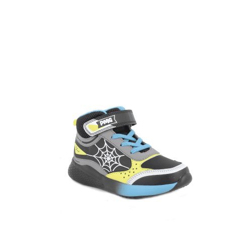 Primigi átmeneti magasszárú Led-es gyerekcipő, fekete