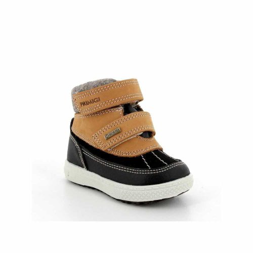 21-es PRIMIGI GORE-TEX vízálló fiú bundás bakancs, mustár sárga/fekete
