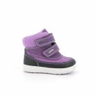 29-es PRIMIGI GORE-TEX vízálló lány bundás bakancs, lila/fekete