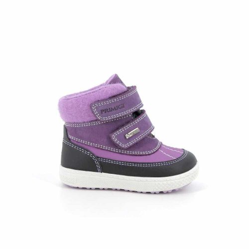 29-es PRIMIGI GORE-TEX vízálló lány bundás bakancs, lila/fekete