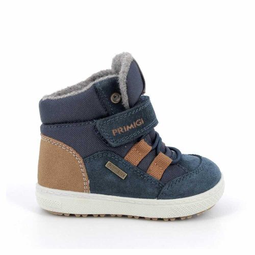 28-as PRIMIGI GORE-TEX vízálló fiú bundás bakancs, kék/barna