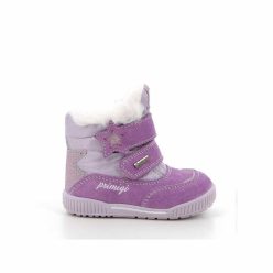   19-os PRIMIGI GORE-TEX vízálló lány bundás bakancs, csillagos, lila
