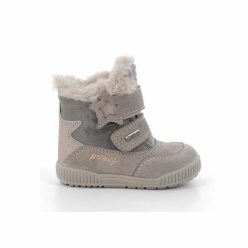   19-es PRIMIGI GORE-TEX vízálló lány bundás bakancs, csillagos, bézs