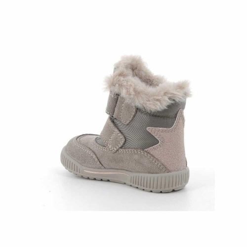 19-es PRIMIGI GORE-TEX vízálló lány bundás bakancs, csillagos, bézs