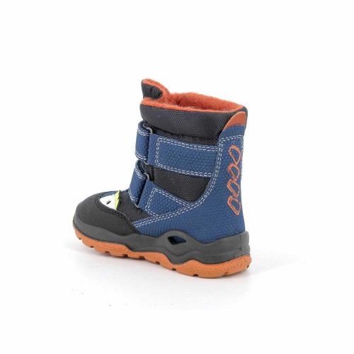 22-es PRIMIGI GORE-TEX vízálló fiú bundás bakancs, narancs/fekete