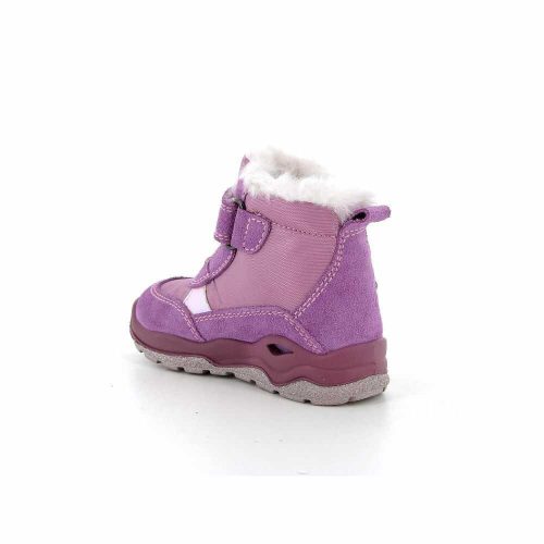 20-as PRIMIGI GORE-TEX vízálló lány bundás bakancs, hópelyhes, lila
