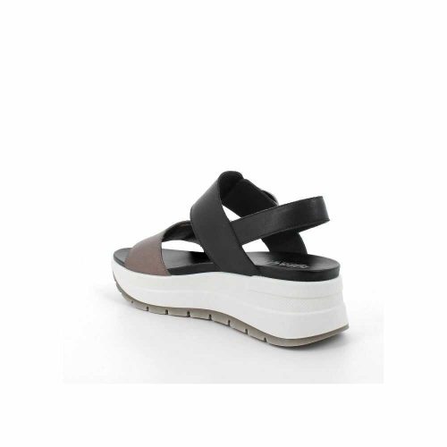 36-os IGI&CO női szandál, fekete/bronz