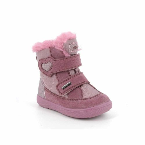 22-es Primigi Gore-tex vízálló lány téli cipő, szívecskés, rózsaszín