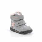24-es Primigi Gore-tex vízálló lány téli cipő, szívecskés, szürke 