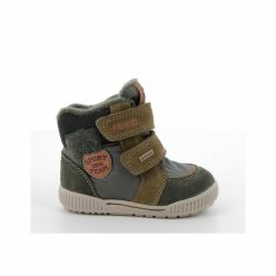   21-es Primigi Gore-tex vízálló kisfiú téli cipő, zöld/barna