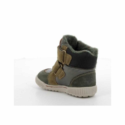 26-os Primigi Gore-tex vízálló kisfiú téli cipő, zöld/barna