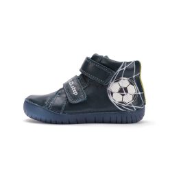   25-ös D.D.Step Kisfiú zárt cipő, focilabdás, sötét kék 