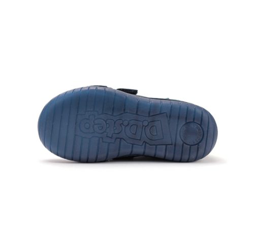 25-ös D.D.Step Kisfiú zárt cipő, focilabdás, sötét kék 