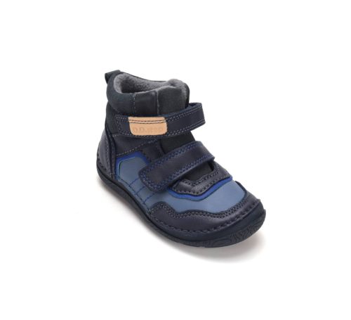 28-as D.D.Step Kisfiú Barefoot zárt cipő, sötétkék