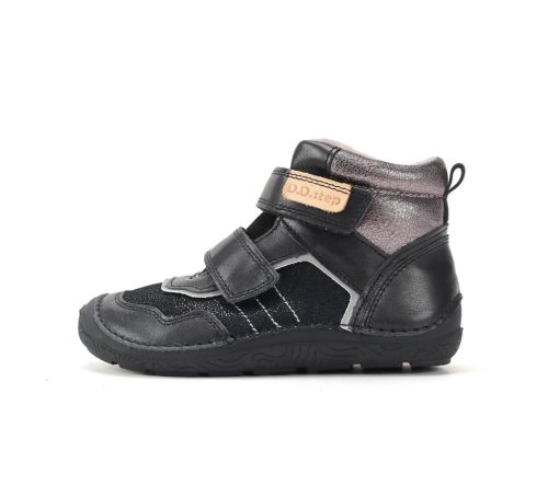 28-as D.D.Step Kislány Barefoot zárt cipő, fekete