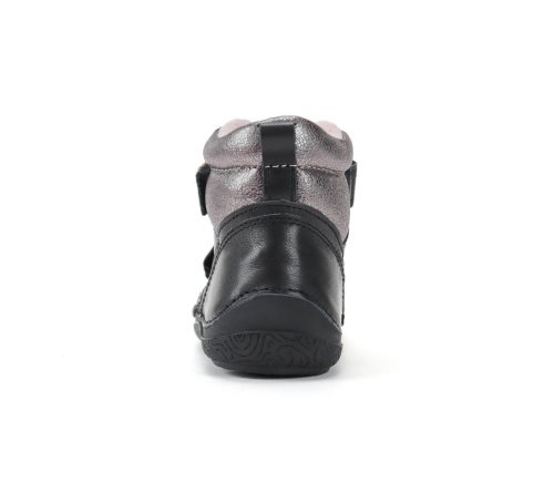 28-as D.D.Step Kislány Barefoot zárt cipő, fekete