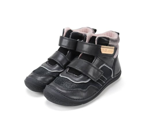 28-as D.D.Step Kislány Barefoot zárt cipő, fekete