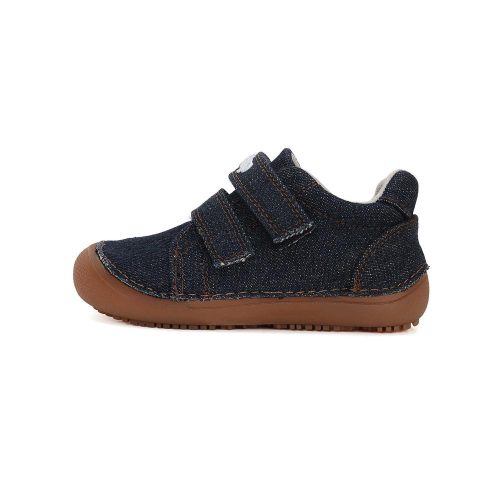 36-os D.D.Step Kisfiú Barefoot vászoncipő, farmer kék