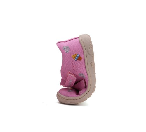 25-ös D.D.Step Kislány Barefoot vászoncipő, rózsaszín