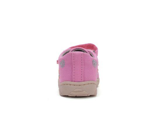 25-ös D.D.Step Kislány Barefoot vászoncipő, rózsaszín