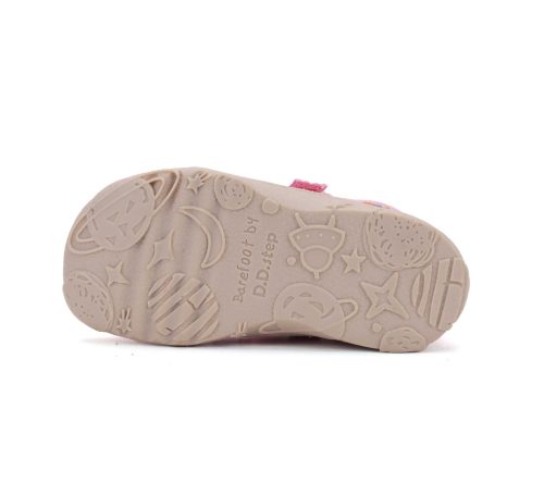 25-ös D.D.Step Kislány Barefoot vászoncipő, rózsaszín