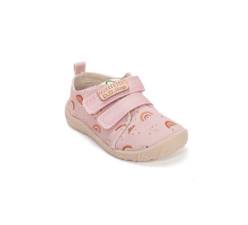 29-es D.D.Step Kislány Barefoot Szobacipő / Vászoncipő, rózsaszín