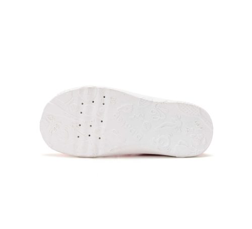 22-es D.D.step Kislány Barefoot Szobacipő/Vászoncipő, csillagos, rózsaszín