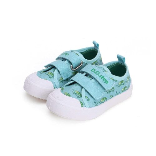 21-es D.D.Step Kisfiú vászoncipő, kaméleonos, tenger zöld