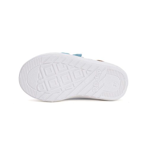 23-as D.D.Step Kisfiú vászoncipő, cápás, kék