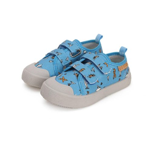 31-es D.D.Step Kisfiú vászoncipő, repcsis, kék