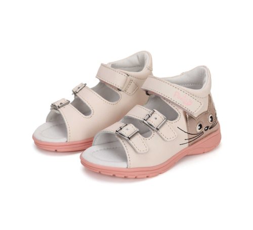 22-es Ponte20 szupinált lány szandál, cicás, krém színű