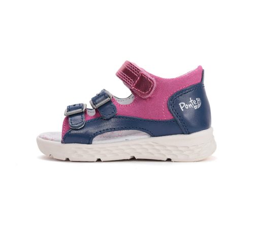 29-es Ponte20 Szupinált kislány szandál, pink/sötétkék 