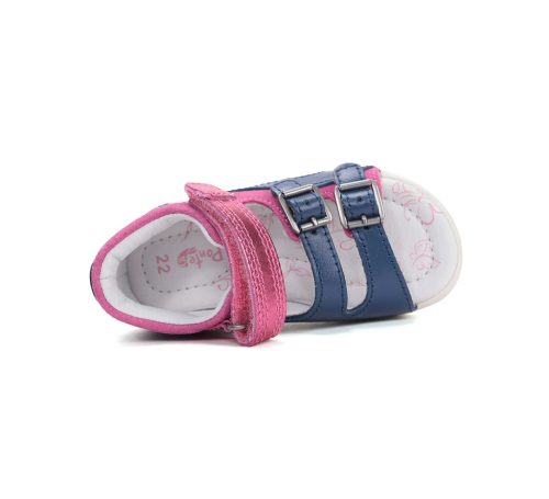 29-es Ponte20 Szupinált kislány szandál, pink/sötétkék 