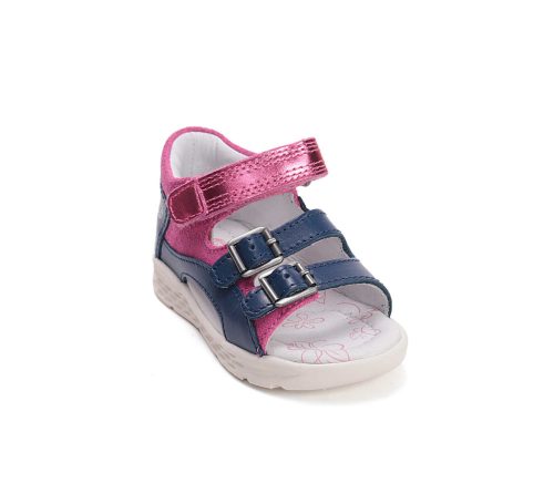 29-es Ponte20 Szupinált kislány szandál, pink/sötétkék 