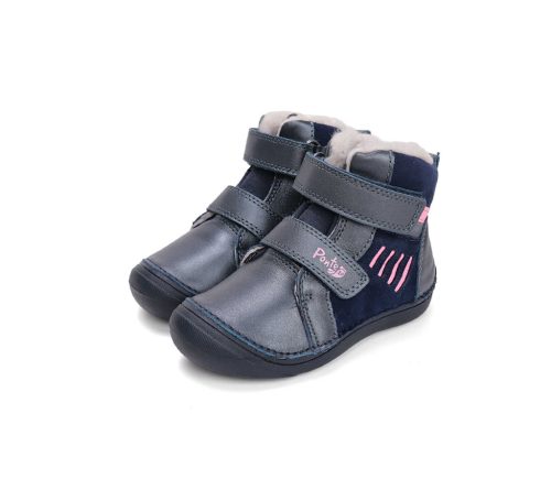 31-es Ponte20 Kislány Szupinált Zárt cipő, sötétkék/pink