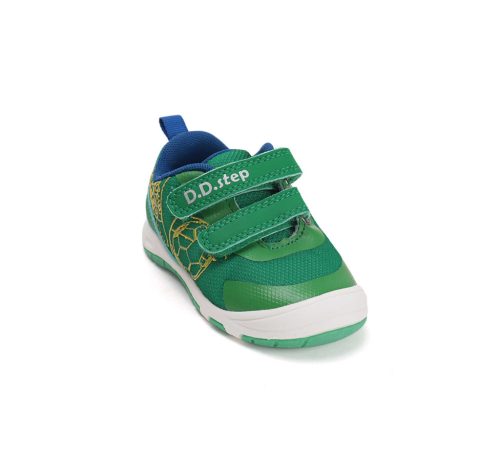 27-es D.D.Step Kisfiú sportcipő, focilabda mintával, zöld