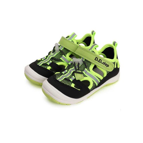 21-es D.D.Step Kisfiú Quick dry - gyorsan száradó szandál, kék/lime