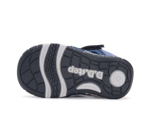 21-es D.D.Step Kisfiú Quick Dry - gyorsan száradó szandál, gördeszkás, kék/fekete