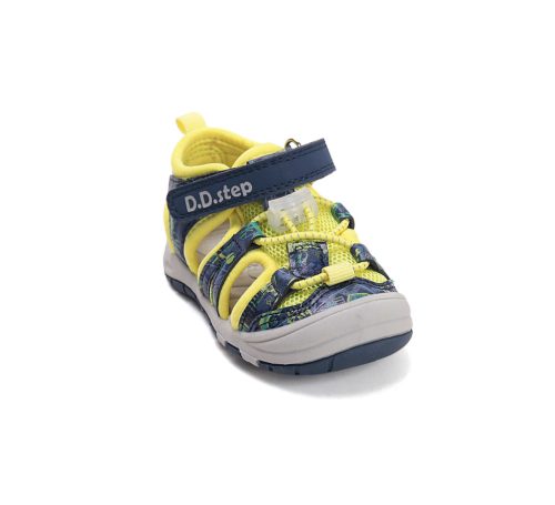 31-es D.D.Step Kisfiú Quick dry (gyorsan száradó) Szandál, sárga/kék