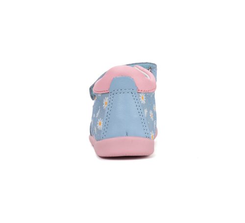 27-es D.D.Step Kislány szandál, virágmintás, világoskék