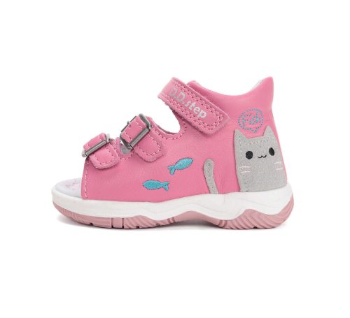 22-es D.D.Step Kislány szandál - pink cicás 
