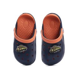   26-os D.D.Step Led-es Kisfiú papucs, harckocsi díszítéssel, sötét kék 